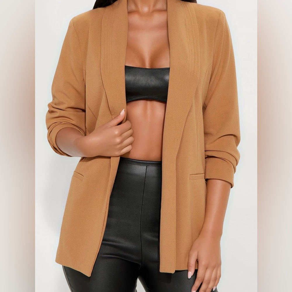 Dictionary Tan Blazer